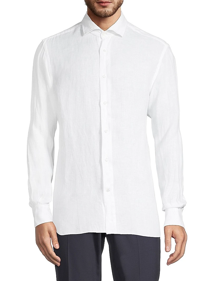 Handmade Textured Linen Shirt