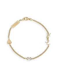 Opyum Heart Charm Bracelet Metal