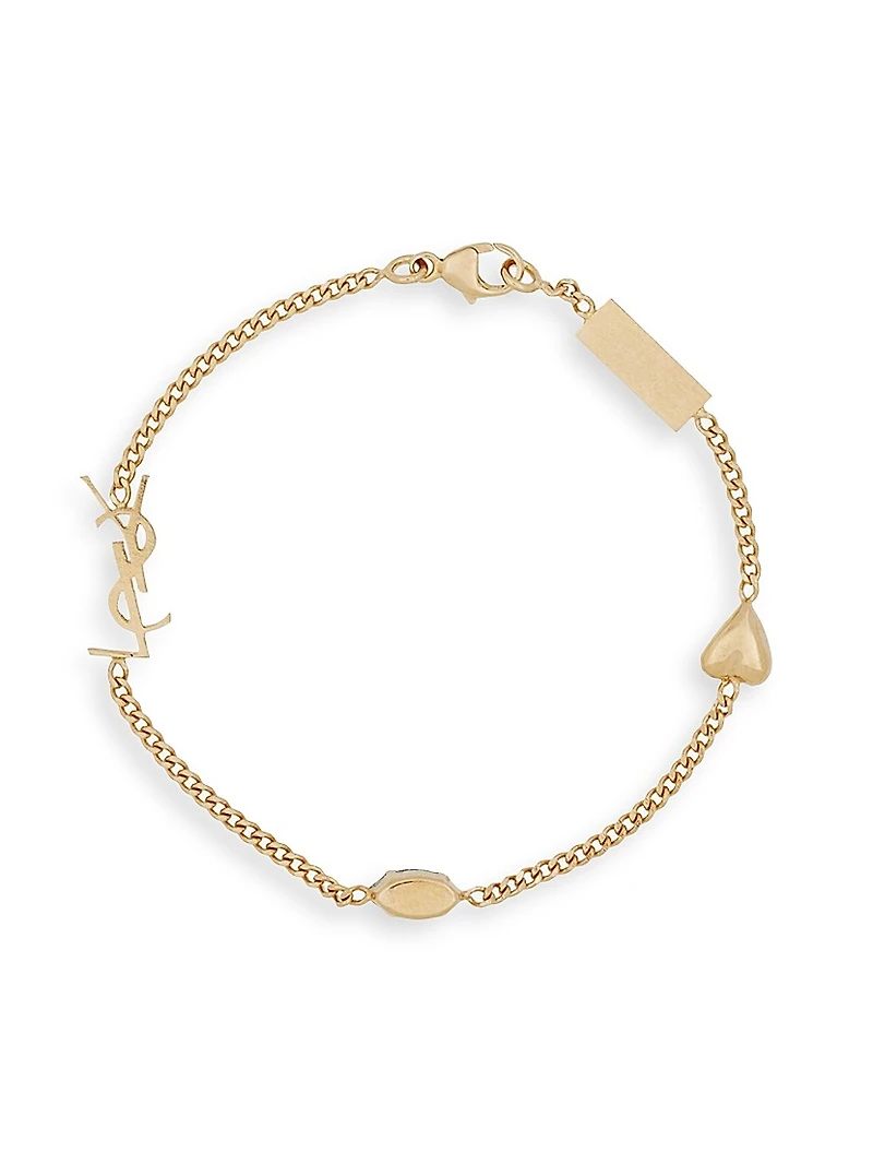 Opyum Heart Charm Bracelet Metal