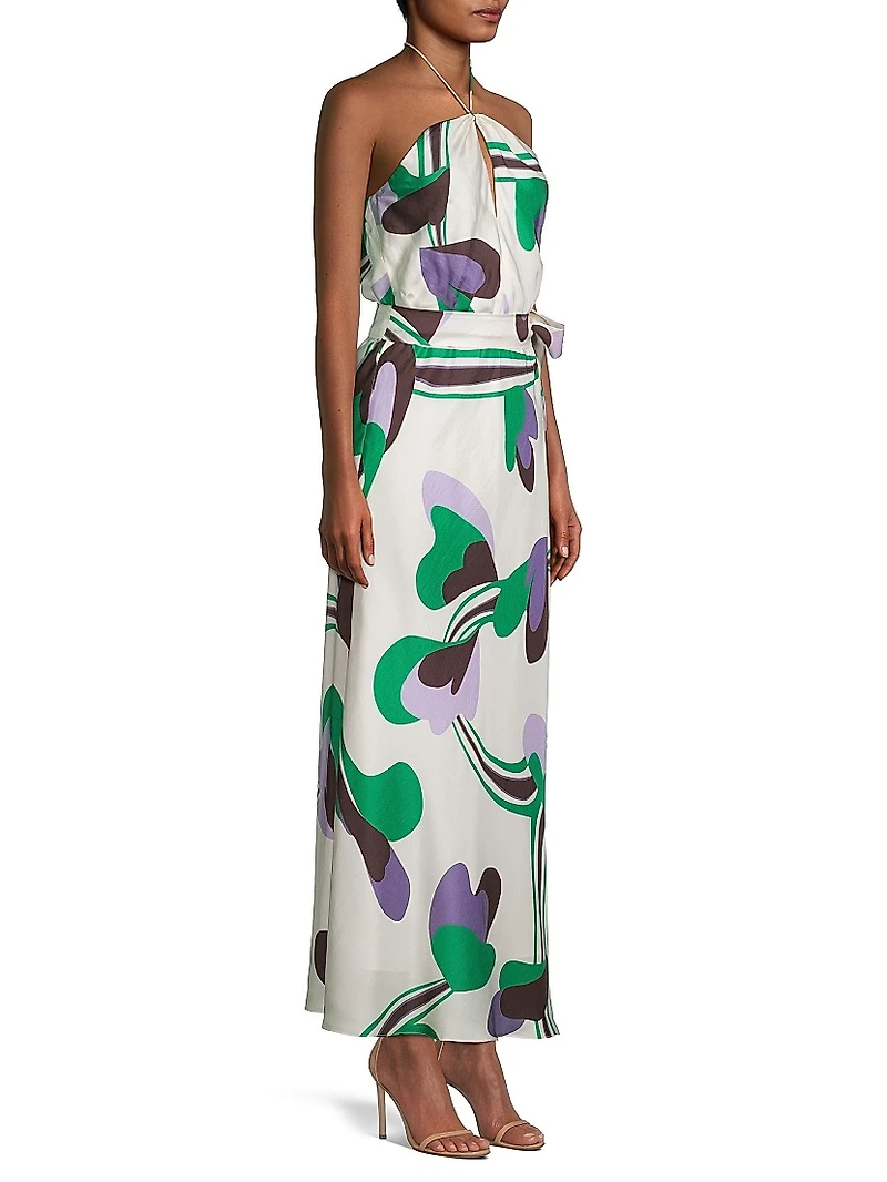 Veruschka Silk Halter Dress