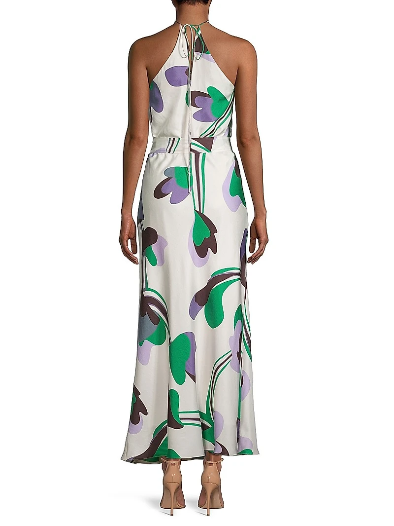 Veruschka Silk Halter Dress