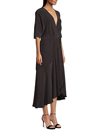 Beloved Wrap Midi-Dress