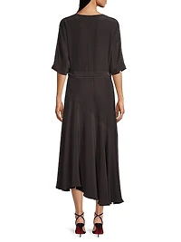 Beloved Wrap Midi-Dress