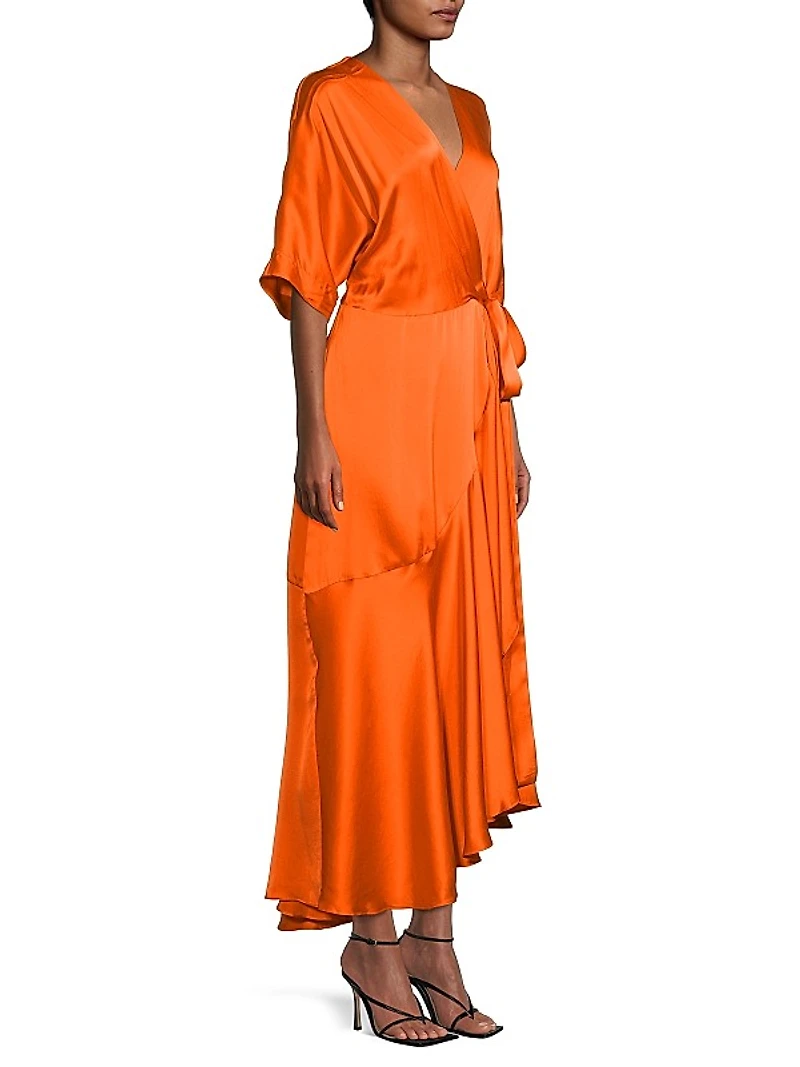 Beloved Silk Wrap Dress