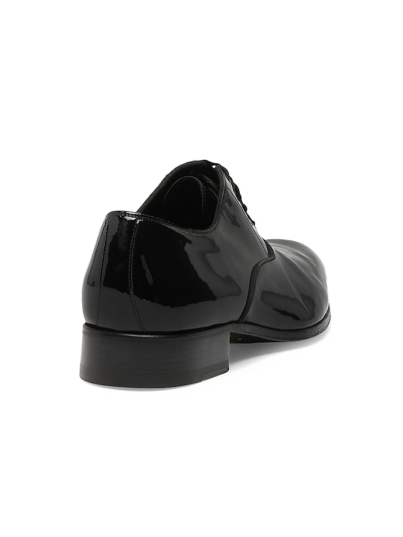 Patent Lace-Up Oxfords