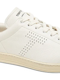 Grain Leather Low-Top Sneakers