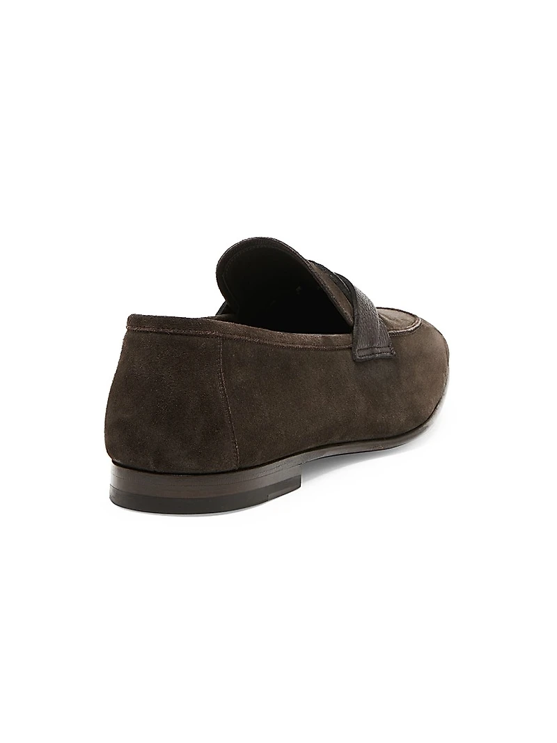 Suede Loafers
