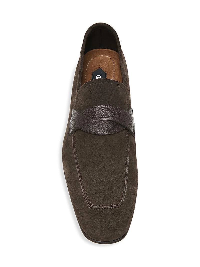 Suede Loafers