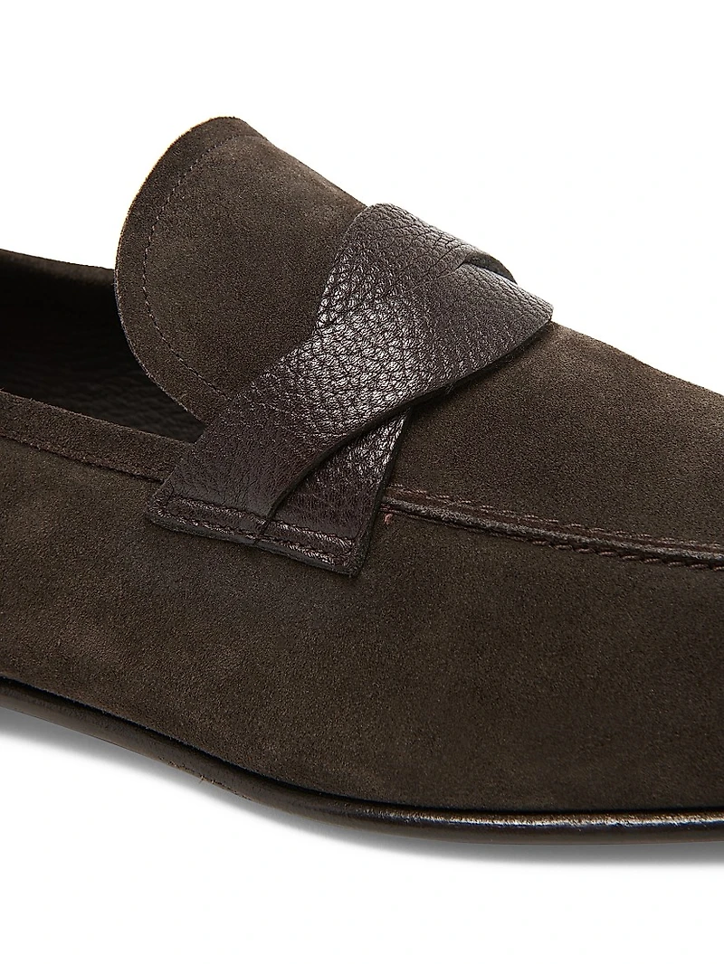 Suede Loafers