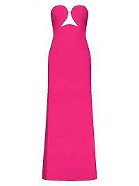 Strapless Sheath Gown