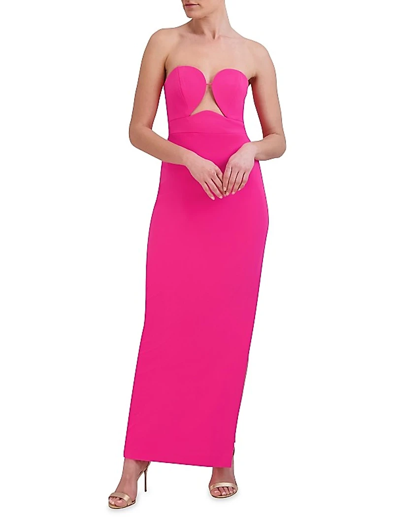 Strapless Sheath Gown