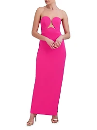Strapless Sheath Gown