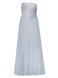 Strapless Tulle Gown