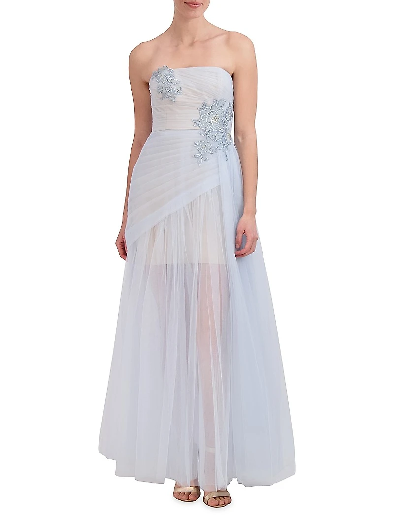 Strapless Tulle Gown