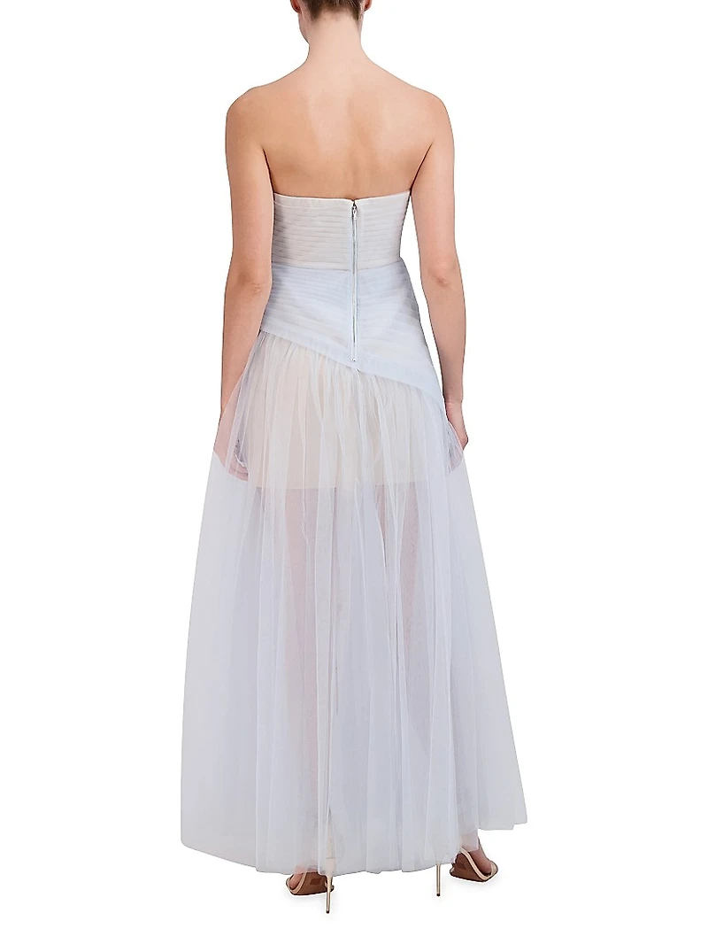 Strapless Tulle Gown