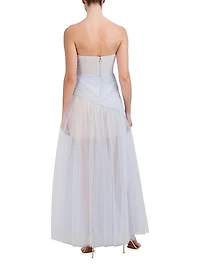 Strapless Tulle Gown