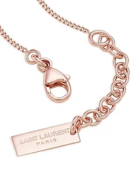 Opyum Charm Bracelet In Rose Gold Brass