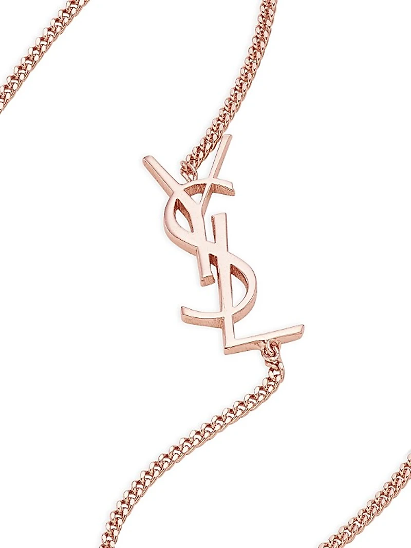 Opyum Charm Bracelet In Rose Gold Brass