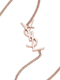 Opyum Charm Bracelet In Rose Gold Brass