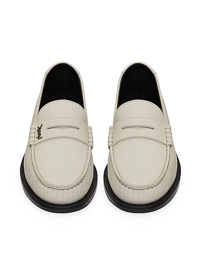 Le Loafer Monogram Penny Slippers Smooth Leather