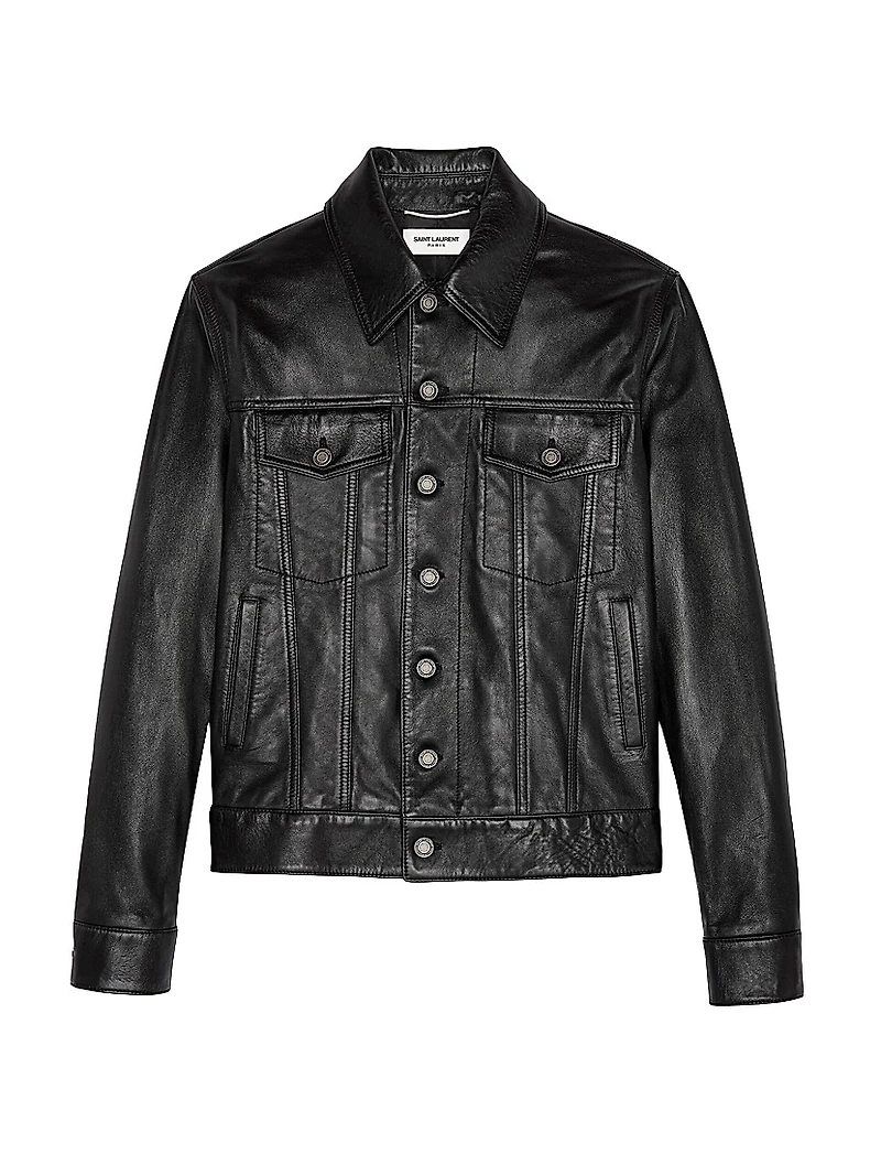 Lambskin Denim Jacket