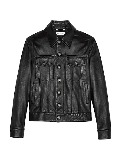 Lambskin Denim Jacket