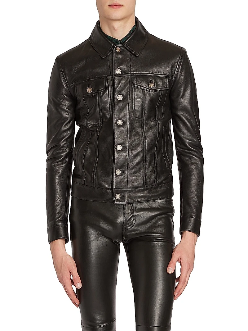 Lambskin Denim Jacket
