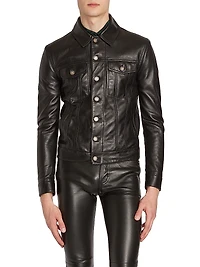 Lambskin Denim Jacket