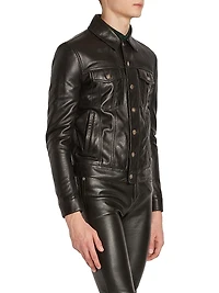 Lambskin Denim Jacket