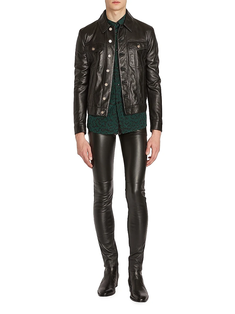 Lambskin Denim Jacket