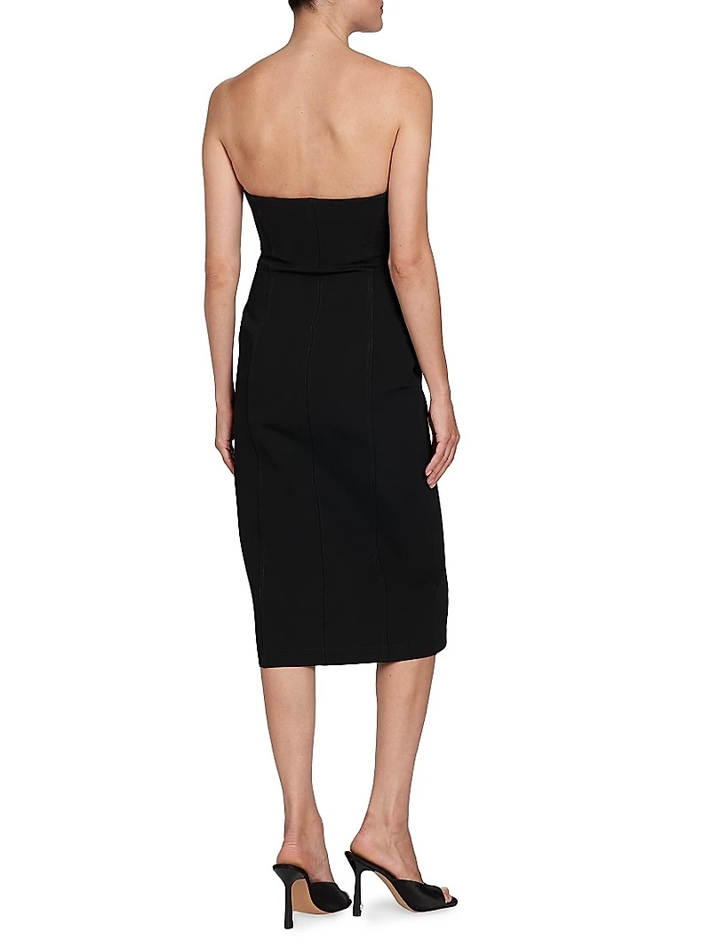 Ablohland Crepe Midi-Dress