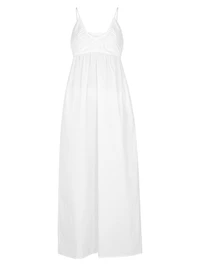 Delphi Cotton Poplin Maxi Dress