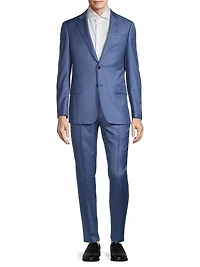 Solid Virgin Wool Suit