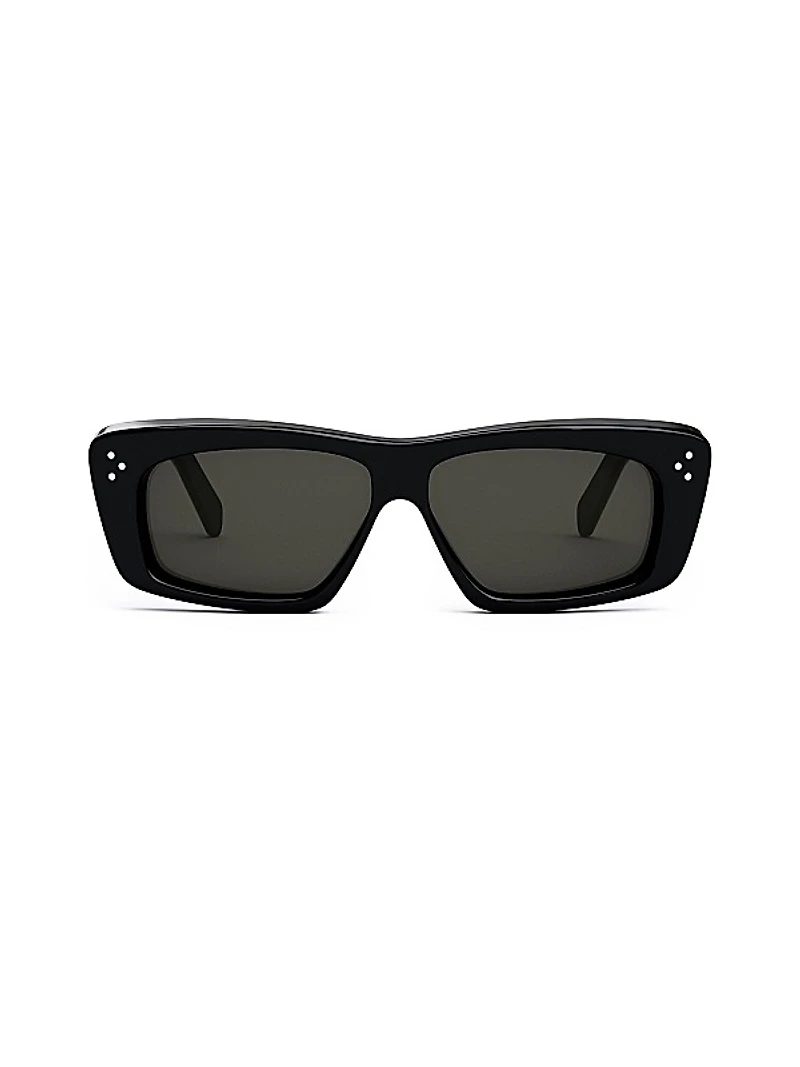 Bold 3 Dots 51MM Cat-Eye Sunglasses