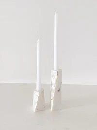 Mother-Of-Pearl Marble Candle Holder
