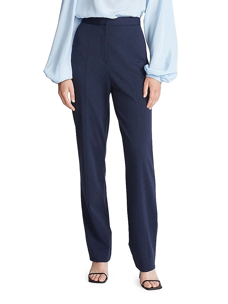 Collins Wool-Blend Tailored Pants