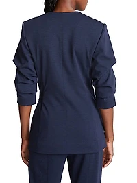 Bexley Wool-Blend Self-Tie Wrap Jacket