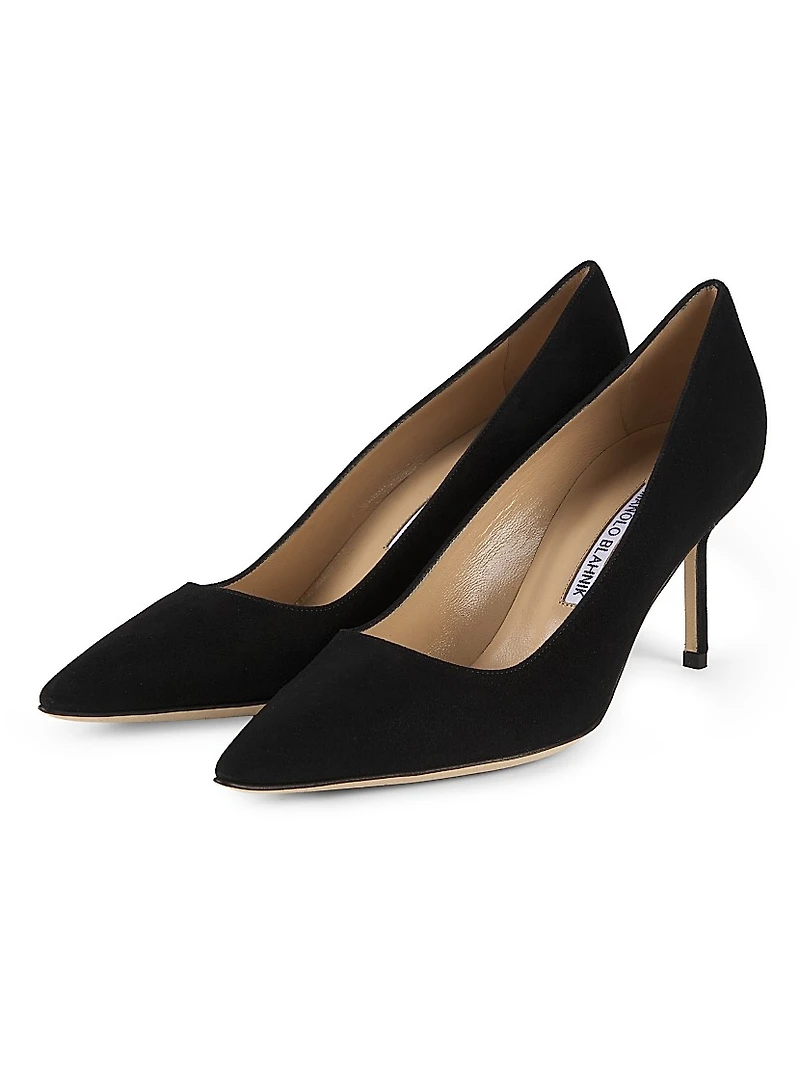 BB 70MM Suede Point Toe Pumps
