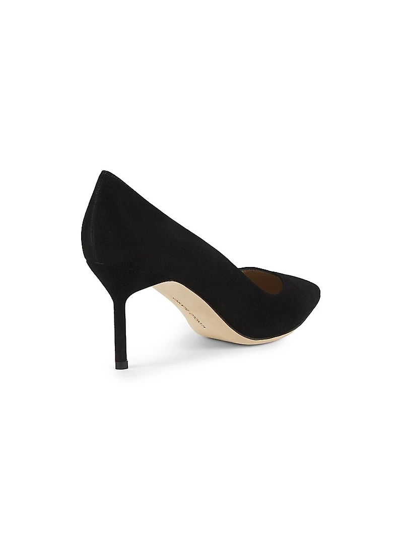 BB 70MM Suede Point Toe Pumps