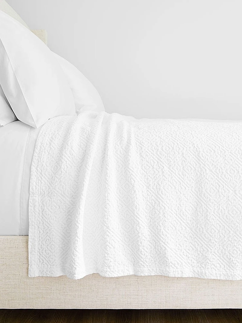 Mosaic Cotton Coverlet