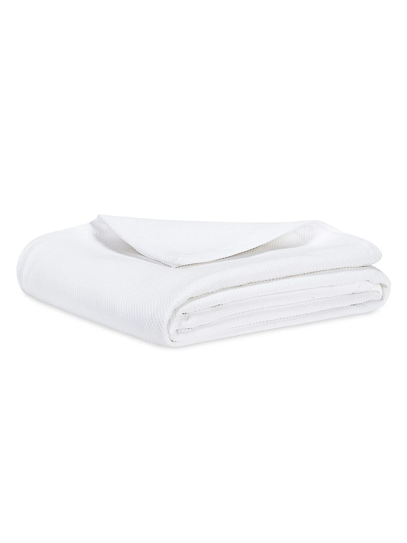 Honeycomb Cotton Coverlet
