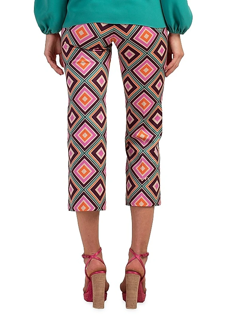 Flaire 2 Printed Cropped Pants