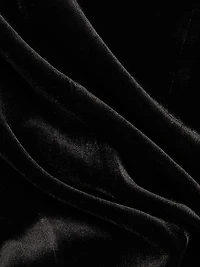 The Veronica Single-Button Velvet Blazer