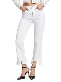 Austin Cropped Straight-Leg Jeans