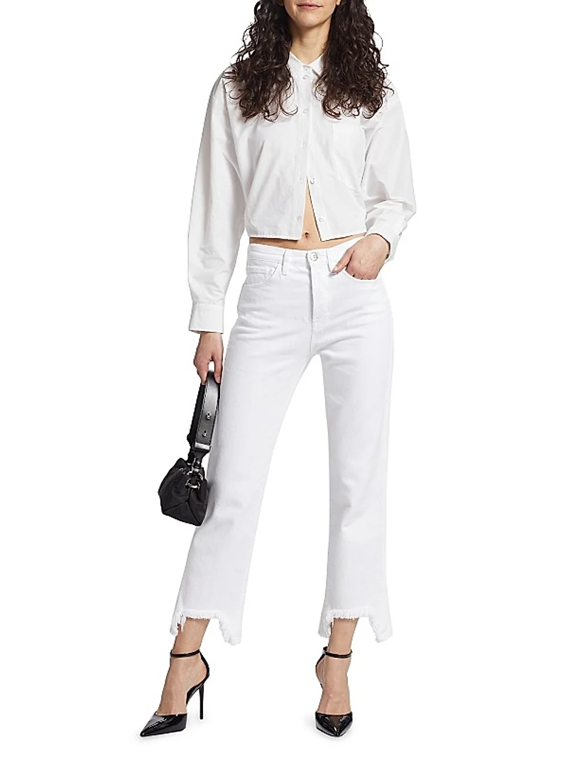 Austin Cropped Straight-Leg Jeans