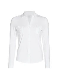 Soft Touch Long-Sleeve Pocket Shirt