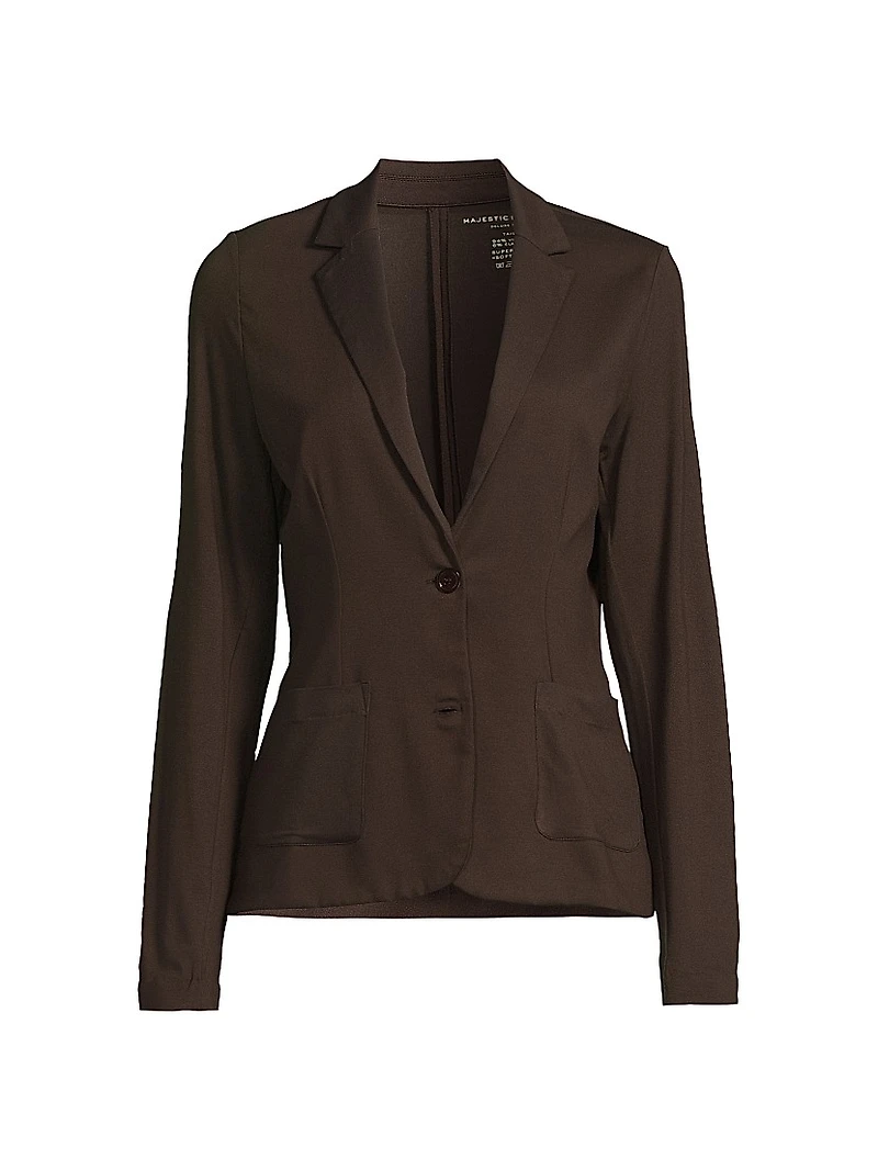 Soft Touch Two-Button Blazer