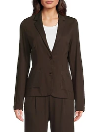 Soft Touch Two-Button Blazer