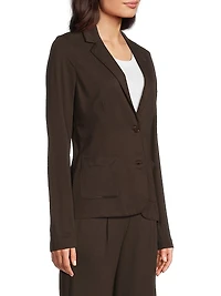 Soft Touch Two-Button Blazer