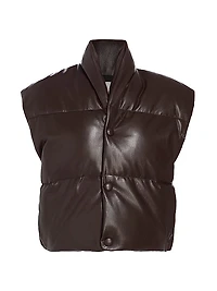 Willow Faux Leather Vest